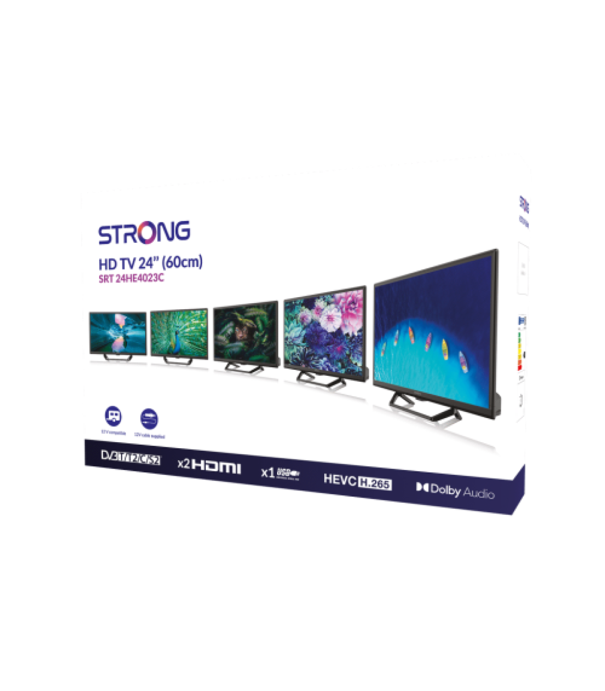 Strong SRT 24HE4023C 61 cm (24") HD Negro 180 cd / m²