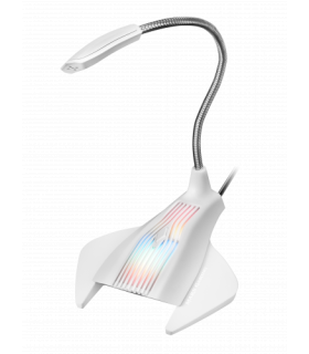 Mars Gaming MMICW micrófono Blanco Micrófono de superficie para mesa