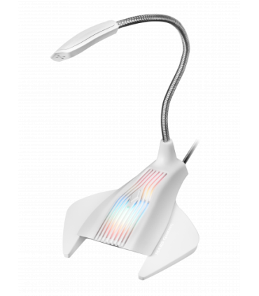 Mars Gaming MMICW micrófono Blanco Micrófono de superficie para mesa