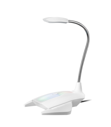 Mars Gaming MMICW micrófono Blanco Micrófono de superficie para mesa
