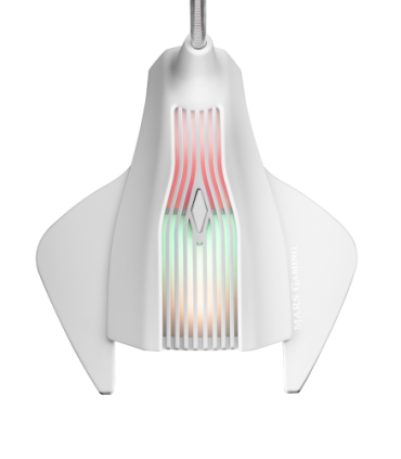 Mars Gaming MMICW micrófono Blanco Micrófono de superficie para mesa