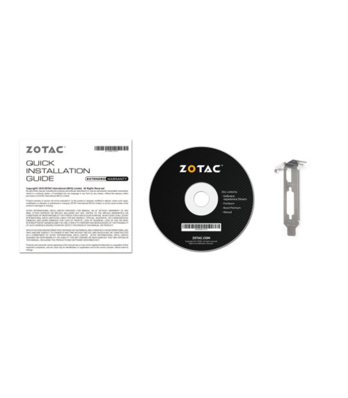 Zotac ZT-P10300A-10L tarjeta gráfica NVIDIA GeForce GT 1030 2 GB GDDR5