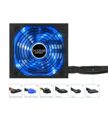 TooQ TQXGEII-800SAP unidad de fuente de alimentación 800 W 20+4 pin ATX ATX Negro