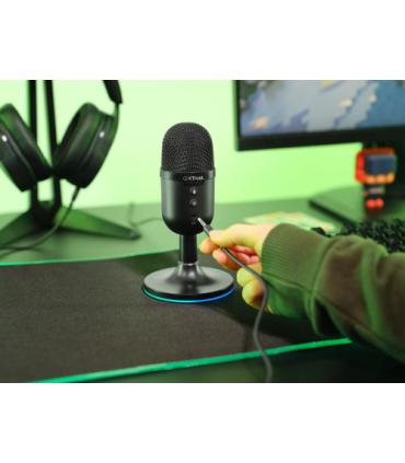 Trust GXT 234P Yunix Negro Micrófono de superficie para mesa