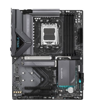 GIGABYTE Placa Base X870 EAGLE WIFI7 - Compatible con CPUs AMD Ryzen 9000, VRM de 14+2+2 fases, hasta 8000MHz DDR5 (OC), 4xPCIe.