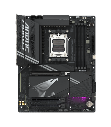 GIGABYTE Placa base X870 A ELITE WIFI7 - Compatible con CPUs AMD Ryzen 9000, VRM de 16+2+2 fases, hasta 8000MHz DDR5 (OC), 4xPCI