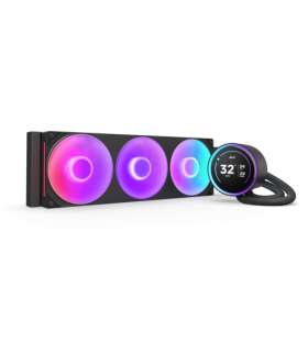 NZXT Kraken Elite 360 RGB Procesador Sistema de refrigeración líquida todo en uno 12 cm Negro 1 pieza(s