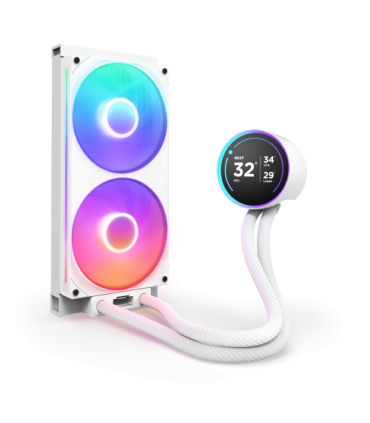 NZXT Kraken Elite 280 RGB Procesador Sistema de refrigeración líquida todo en uno 14 cm Blanco 1 pieza(s