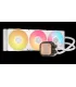 Corsair iCUE LINK TITAN 240 RX LCD Procesador Refrigerador de aire 12 cm Blanco 1 pieza(s