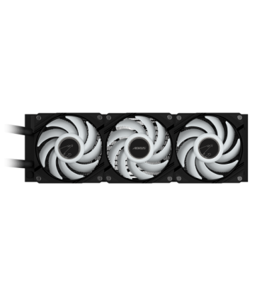 GIGABYTE Refrigeración líquida AIO AORUS WATERFORCE II 360 para CPU - 3 ventiladores ARGB de 120 mm, mecanismo de bloqueo desliz