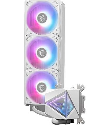SISTEMA DE REFRIGERACION LIQUIDA MSI PARA CPU MAG CORELIQUID I360 WHITE,INTEL/AMD,RADIADOR 360mm,FAN4PIN,20dBA,ARGB (3 VENTILADO
