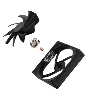 NZXT RF-Q12SF-B2 sistema de refrigeración para ordenador Carcasa del ordenador Ventilador 12 cm Negro 1 pieza(s