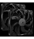 Corsair RS140 Carcasa del ordenador Ventilador 14 cm Negro 2 pieza(s