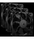 Corsair RS120 Carcasa del ordenador Ventilador 12 cm Negro 3 pieza(s