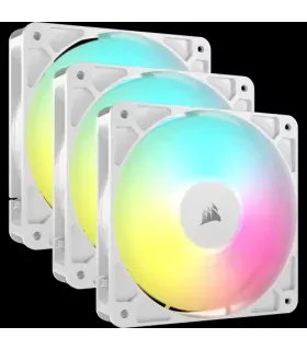 Corsair RS120 ARGB Carcasa del ordenador Ventilador 12 cm Blanco 3 pieza(s