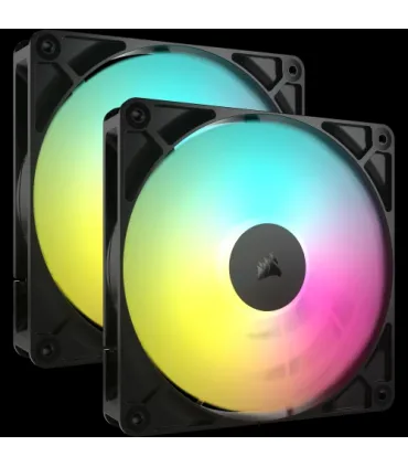 Corsair RS140 ARGB Carcasa del ordenador Ventilador 14 cm Negro 2 pieza(s