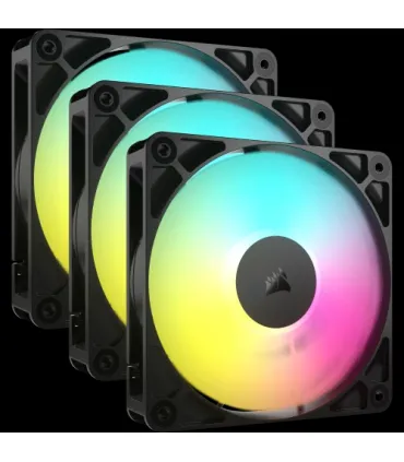 Corsair RS120 ARGB Carcasa del ordenador Ventilador 12 cm Negro 3 pieza(s