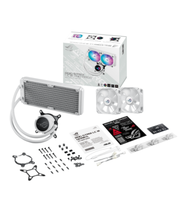 ASUS ROG Strix LC III 240 ARGB White Edition Procesador Kit de refrigeración líquida 12 cm Blanco