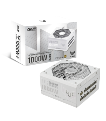 ASUS TUF Gaming 1000W Gold White Edition unidad de fuente de alimentación 20+4 pin ATX ATX Blanco