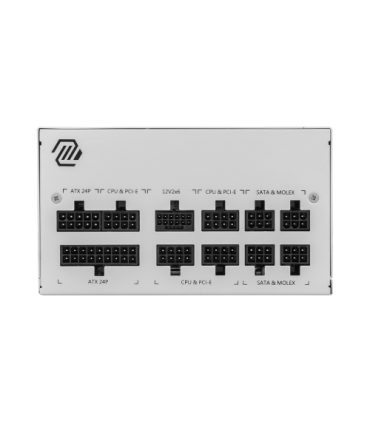 MSI MAG A850GL PCIE5 WHITE unidad de fuente de alimentación 850 W 20+4 pin ATX ATX Blanco