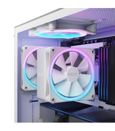 NZXT T120 RGB Procesador Refrigerador de aire 12 cm Blanco 1 pieza(s