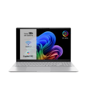 ASUS Vivobook S 15 OLED S5507QA-MA006W Copilot+ PC - Ordenador Portátil 15.6" Wide Quad HD+ 120Hz (Qualcomm Snapdragon X1E78100.