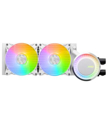 MSI MAG CORELIQUID E240 WHITE sistema de refrigeración para ordenador Placa base, Procesador Kit de refrigeración líquida 12 cm.