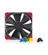 NOCTUA VENTILADOR CAJA NF-F12-PWM CH.BK.S, NF-F12 PWM CHROMAX.BLACK.SWAP, 120MM, 120X120X25MM, 12V, 1500RPM/300RPM, 22,4 DB(A..