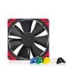 NOCTUA VENTILADOR CAJA NF-F12-PWM CH.BK.S, NF-F12 PWM CHROMAX.BLACK.SWAP, 120MM, 120X120X25MM, 12V, 1500RPM/300RPM, 22,4 DB(A), 