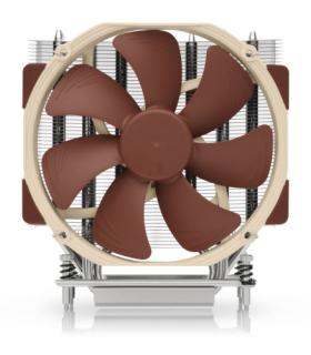 NOCTUA COOLER CPU NH-U14S TR4-SP3, 140MM FAN, 140X150X25, 12V,1500RPM/1200RPM/300RPM, 24,6 DB(A), 140,2 M3/H, STRX4, SWRX8, TR4.