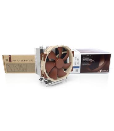 NOCTUA COOLER CPU NH-U14S TR4-SP3, 140MM FAN, 140X150X25, 12V,1500RPM/1200RPM/300RPM, 24,6 DB(A), 140,2 M3/H, STRX4, SWRX8, TR4.