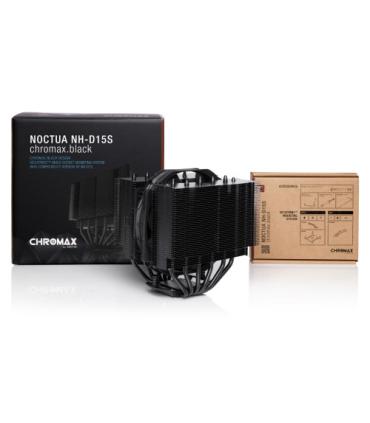 NOCTUA COOLER CPUNOCTUA NH-D15S CHROMAX.BLACK, 6 HEATPIPES DUAL TOWER, 1X NF-A15 140MM FAN PWM, LGA1851, LGA1700, LGA1200, LGA11