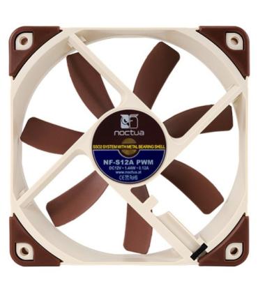 NOCTUA VENTILADOR CAJA NF-S12A-PWM, 120MM FAN, 120X120X25MM, 12V, 1200RPM/900RPM/300RPM, 17,8 DB(A), 107,5 M3/H, 1,19 MM H2O, 4.