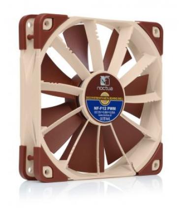 NOCTUA VENTILADOR CAJA NF-F12PWM 300/1200/1500RPM, 120MM FAN, 120X120X25MM, 12V, 22,4 DB(A), 93,4 M3/H, 2,61 MM H2O, 4 PINES
