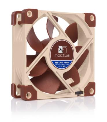 NOCTUA VENTILADOR CAJA NF-A8 PWM, 80MM FAN, 80X80X25MM, 12V, 2200RPM/1750RPM/450RPM, 17,7 DB(A), 55,5 M3/H, 2,37 MM H2O, 4 PINES