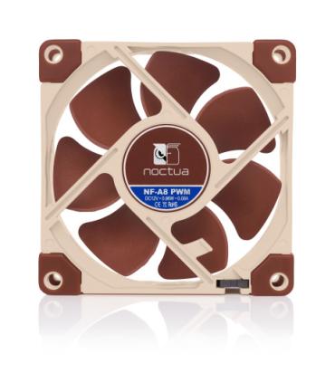 NOCTUA VENTILADOR CAJA NF-A8 PWM, 80MM FAN, 80X80X25MM, 12V, 2200RPM/1750RPM/450RPM, 17,7 DB(A), 55,5 M3/H, 2,37 MM H2O, 4 PINES