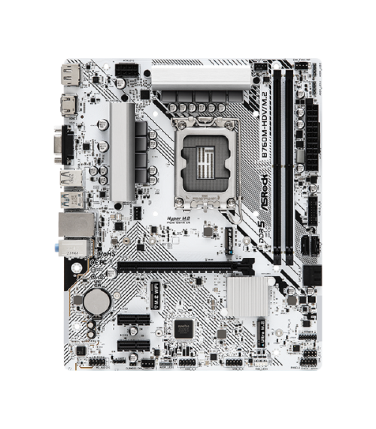Asrock B760M-HDV/M.2 placa base Intel B760 LGA 1700 micro ATX
