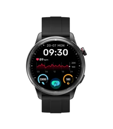 realme Watch S2 3,63 cm (1.43") AMOLED Digital 466 x 466 Pixeles Pantalla táctil Negro