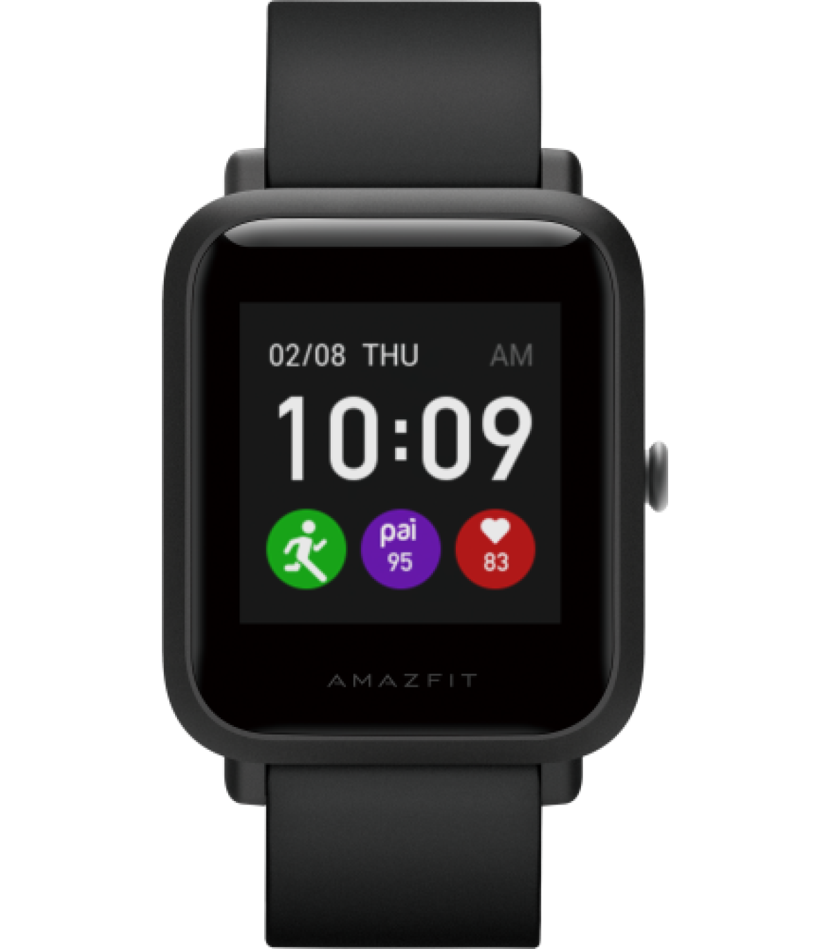 Amazfit Bip S Lite 3,25 cm (1.28") TFT 42 mm Digital 176 x 176 Pixeles Pantalla táctil Negro