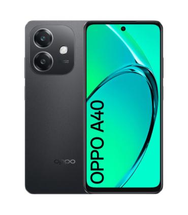 OPPO A40 16,9 cm (6.67") SIM doble Android 14 4G USB Tipo C 6 GB 128 GB 5100 mAh Negro
