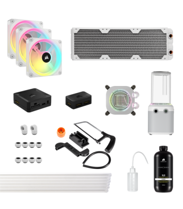 Corsair XH405i Procesador Kit de refrigeración líquida Blanco