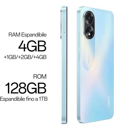 OPPO A18 4GB+128GB AZUL+CABLE USB