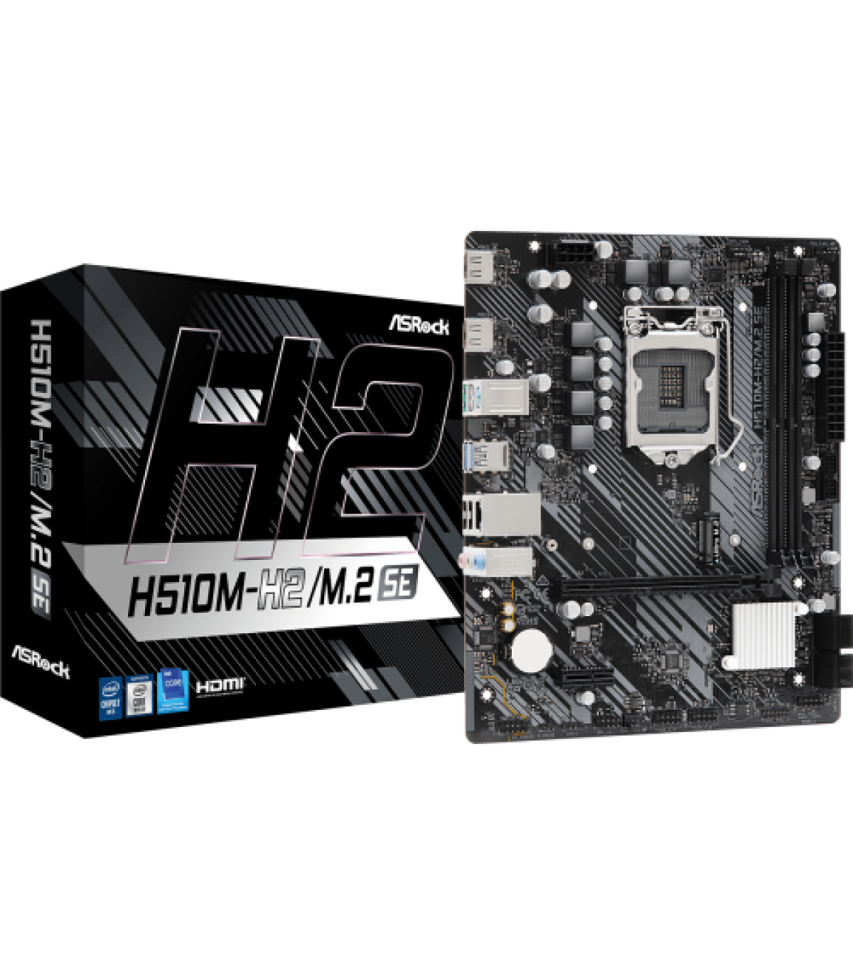 Asrock H510M-H2/M.2 SE Intel H470 LGA 1200 (Socket H5) micro ATX
