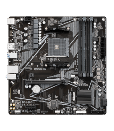 Gigabyte B550M K 1.0 placa base AMD B550 Zócalo AM4 micro ATX
