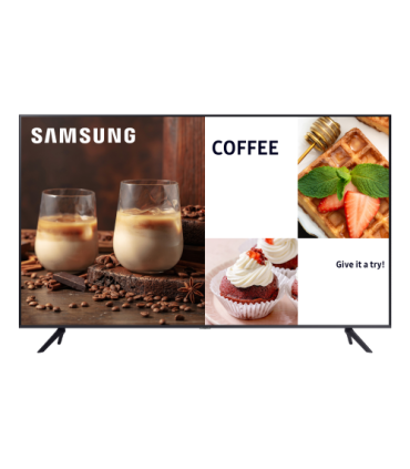 Samsung LH55BECHLGUXEN pantalla de señalización Pantalla plana para señalización digital 139,7 cm (55") LED Wifi 4K Ultra HD Neg