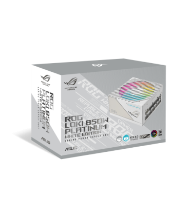 ASUS ROG Loki SFX-L 850W Platinum White unidad de fuente de alimentación 24-pin ATX Blanco