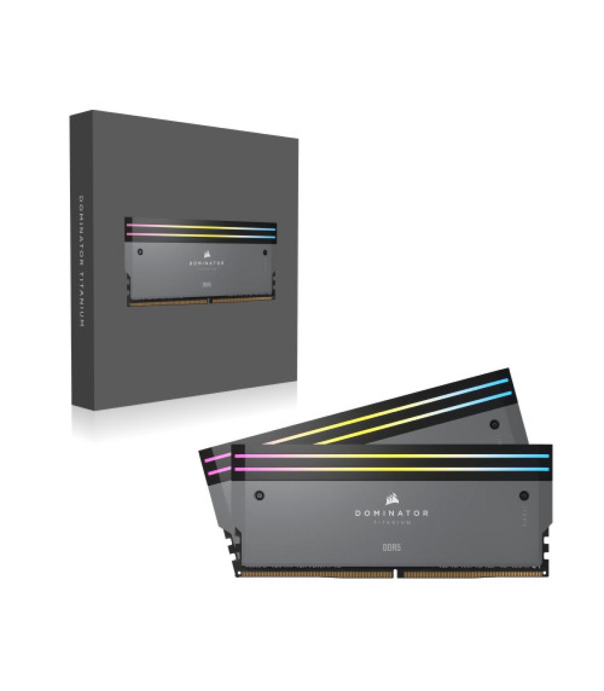 MEMORIA CORSAIR DDR5 32GB 2X16GB PC6000 DOMINATOR TITANIUM CMP32GX5M2B6000Z30