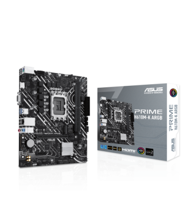 ASUS PRIME H610M-K ARGB Intel H610 LGA 1700 micro ATX