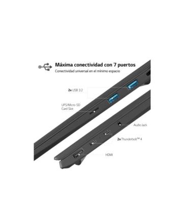 LG PORTATIL (15ZD90R-V.AX55B) (Q3'23) GRAM/15.6"/INTEL CORE I5 13TH GEN/16 GB/512 GB/NO SO