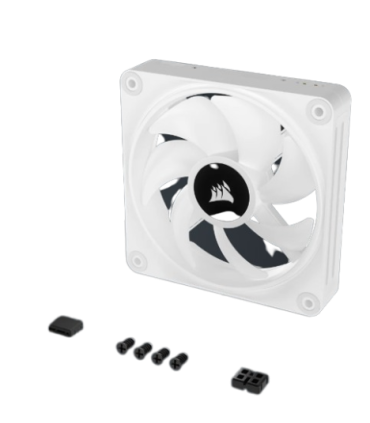Corsair CO-9051005-WW sistema de refrigeración para ordenador Carcasa del ordenador Ventilador 12 cm Blanco 1 pieza(s